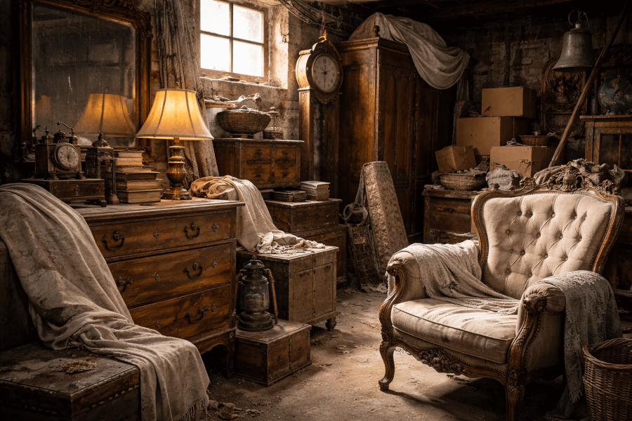 Heredar una casa: que hacer con los muebles y objetos personales