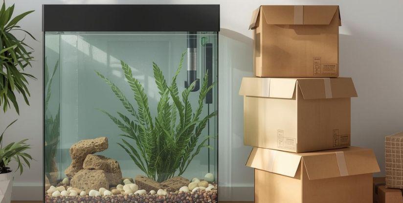 ¿Cómo hacer una mudanza con acuario?